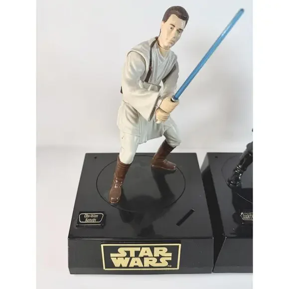 Full Set Star Wars: Phantom Menace Interactive Talking Banks Qui Gon Darth Maul